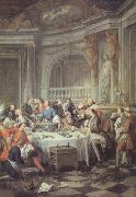 Jean-Francois De Troy The Oyster Lunch (nn03) oil